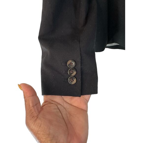 J.Crew Schoolboy Blazer Black Office Career Preppy Academia Scholarly Small - Picture 5 of 9